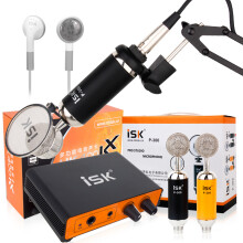 【ISK UK-400KX独立外置声卡套装电脑K歌录