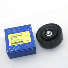 适配现代瑞纳起亚K2福瑞迪秀尔新悦动K3朗动1.6发动机涨紧轮过渡轮发电机皮带汽车配件 过惰轮 新悦动1.6/11-15年