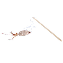 田田猫 逗猫棒猫咪玩具木杆老鼠宠物逗猫玩具