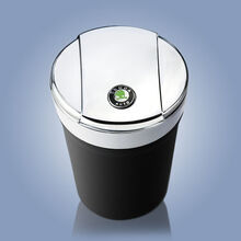 佳固 大号车载烟灰缸 SUV车载烟灰盒 抽烟杯 带LED灯汽车改装适用 斯柯达Yeti野帝 速派