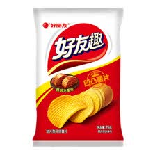 超市	Orion 好丽友 休闲零食 薯片 好友趣韩国泡菜味75g/袋（新老包装随机发货）