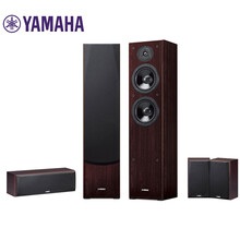 雅马哈（Yamaha）NS-F51+P51 音响 音箱 家庭影院 5声道（主箱+中置+环绕）落地式五件套装 胡桃木色