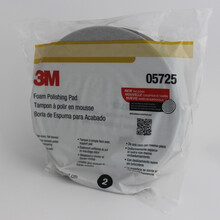 3M 羊毛轮海绵轮05701/05725 双面羊毛盘抛光盘羊毛盘汽车抛光轮美容耗材 05725 黑色波浪海绵轮-对装