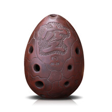 奇宝居 空谷埙 十孔双腔埙演奏独奏埙 C/D/降E调埙 可水洗陶埙 C调左起