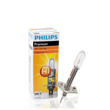 飞利浦（PHILIPS）汽车前大灯灯泡 远近光灯泡 12V55W 卤素大灯 普通型H1  C5 远光灯 原车氙气灯勿拍