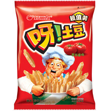 超市	Orion 好丽友 休闲零食 膨化薯条薯片  呀!土豆番茄酱味130g/袋（新老包装随机发放）