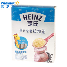 【沃尔玛】亨氏 黑米紫薯粒粒面 320g