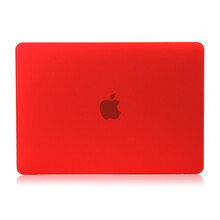 例米 MAC保护壳 适用于新款苹果电脑12英寸笔记本macbook pro保护壳透明磨砂壳薄轻 红色