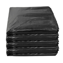 魅之优品 加厚垃圾袋特厚型物业酒店大号黑色单位办公专用户外塑料袋 90*110 100只