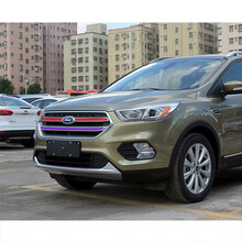 润华年  福特福克斯车贴拉花锐界蒙迪欧改装福睿斯装饰贴纸翼虎中网改色膜 翼虎 红色+紫色