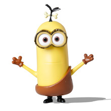 神偷奶爸3 小黄人公仔手办摆件 模型玩具 生日礼物 创意礼品 凯文(野人款)