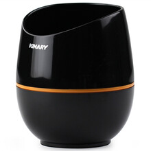 金得利（KINARY）SN001爱格创意时尚笔筒实色简约笔桶文具收纳办公桌收纳盒笔盒大容量多功能颜色随机