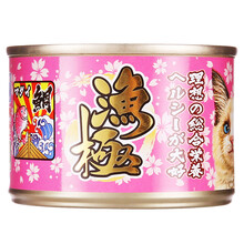 国际	渔极猫罐头 成猫幼猫 猫湿粮 猫咪零食罐头 金枪鱼红鲷鱼160g*12