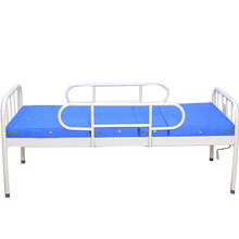 护理床家用病床老人医疗床养老院医院医用床 套餐一喷塑单摇床+6公分床垫+铁护栏