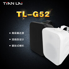 TiAN LAi 天籁/ TL-G52 定阻壁挂式喇叭音箱 室内室外防水定阻挂式高档喇叭（单只） 黑色