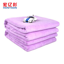 宏亿杉(HONYSON)超细纤维纳米清洁布车用毛巾纤维擦车巾汽车清洁汽车专用吸水毛巾 罗兰紫 45*60cm 一条装