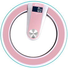 壹品人体语音体重豪华称重身高电子秤酒店家用客房秤精准称女生秤体重计测量仪 婴儿体质健身减肥宝宝 成人用玫瑰金体重秤