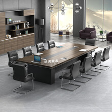 统阅（TONGYUE） 统阅办公家具板式条形会议桌现代时尚会议台简约培训桌椅组合 会议桌3.6*1.4