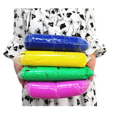 多彩艺 500克24色超轻粘土一斤装儿童手工彩泥橡皮泥太空泥玩具diy套餐 黑色500g克一斤装