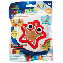 卡乐淘50克超轻粘土白色黏土彩泥太空橡皮泥儿童玩具软陶泥安全益智玩具 50克粘土-啡色