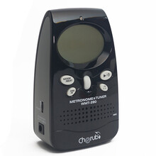cherub小天使节拍器WMT-280电子式增加校音器功能乐器通用款 黑色 配送电池