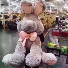 美国邦尼兔子公仔大耳兔大号毛绒玩具玩偶女友生日情人节礼物 1.5米