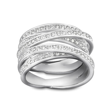 【京东商城】 施华洛世奇 swarovski 优雅螺旋环戒指~ swa1156304银色