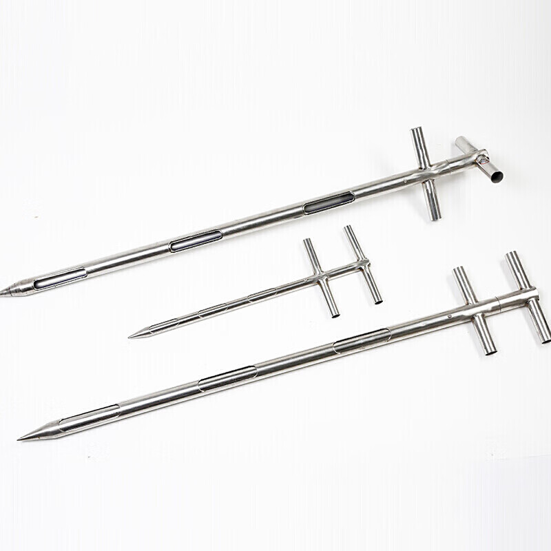 不锈钢双管双管探子分层粉末粮食扦样器玉米取样直径19毫米2米不锈钢