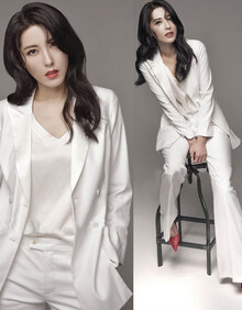 2021夏季薄款新款白色显瘦西装套装女气质小西服职业装修身两件装 白色 XS