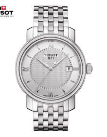 天梭（TISSOT）瑞士手表 港湾系列腕表 钢带石英男表 T097.410.11.038.00