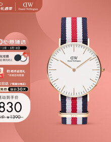 丹尼尔惠灵顿（DanielWellington）DW手表男经典北欧风男士手表时尚中性欧美表520礼物DW00100030