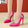 玫红色12厘米(超细跟) 红鞋底