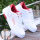 8612白红色+A-1网孔鞋垫