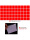 [磁吸]2厘米正方形红色50个袋装