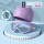8233透明紫+硅胶帽【无度数】