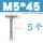 M5*45(5个)