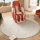 淡彩布拉多尼尔棉布底地毯-圆形