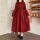 1505#红色单裙