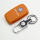A款 -橙色钥匙套+顶钻双环扣配