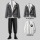 【2件】黑色夹克+CS40白色衬衫