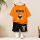 大金熊#橙短T+黑短裤