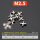 304不锈钢M2.5十字扣(50个)