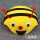帽子-毛毡-蜜蜂-B