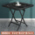 黑理石纹面-方桌直径100x72cm