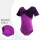 紫色-短袖-闭裆