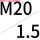 R-M20*1.5P