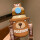 棕色小熊-550ml（背带+杯套）