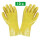黄色浸塑手套（10双）