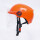 801橘色头盔+白镜片