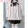 159-304粉色衬衫(送黑色领结)+黑